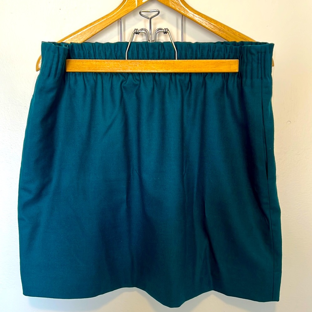 Teal J Crew Skirt Sz 14